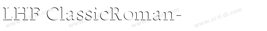 LHF ClassicRoman字体转换